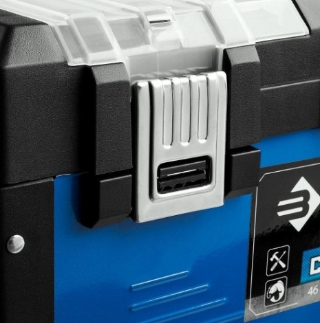 Ящик для инструмента ЗУБР СПУТНИК-18 металлический, профессионал [38153-18]