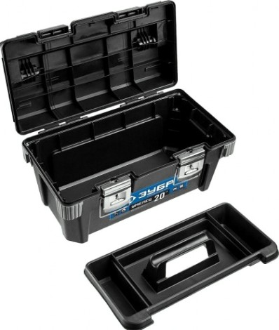 Ящик для инструмента ЗУБР УМЕЛЕЦ-20 пластиковый, профессионал [38141-20_z01]
