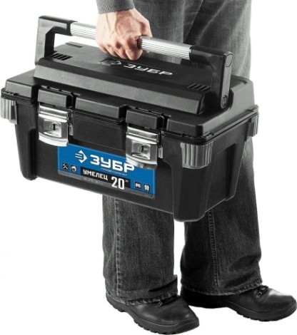 Ящик для инструмента ЗУБР УМЕЛЕЦ-20 пластиковый, профессионал [38141-20_z01]