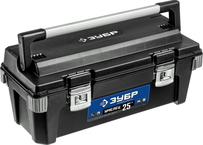 Ящик для инструмента ЗУБР УМЕЛЕЦ-25 пластиковый [38141-25_z01]