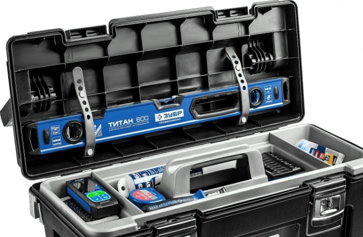 Ящик для инструмента ЗУБР УМЕЛЕЦ-25 пластиковый [38141-25_z01]