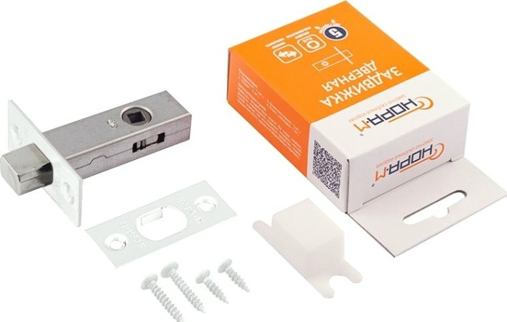 Задвижка дверная НОРА-М З-45 "Белая" [18531]