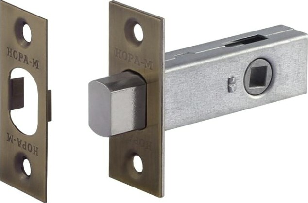 Задвижка дверная НОРА-М З-45 "Бронза" [4023]