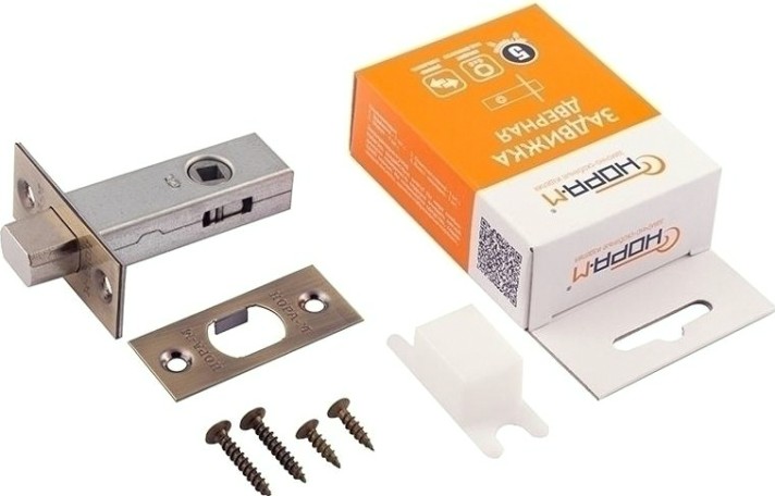 Задвижка дверная НОРА-М З-45 "Бронза" [4023]