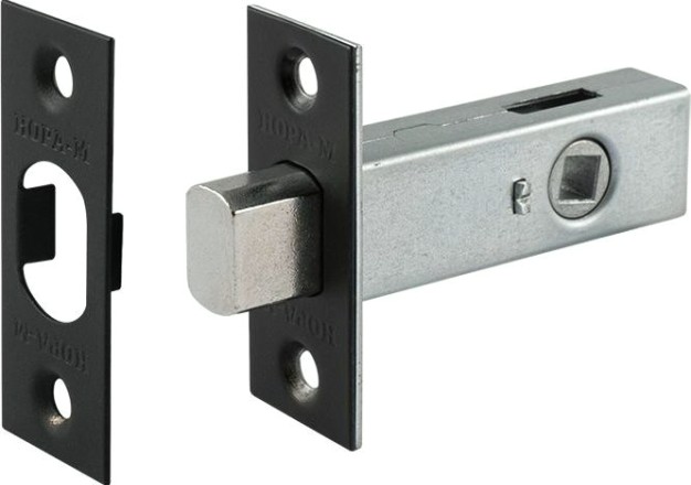 Задвижка дверная НОРА-М З-45 "Черная" [18532]