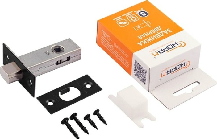 Задвижка дверная НОРА-М З-45 "Графит" [17215]