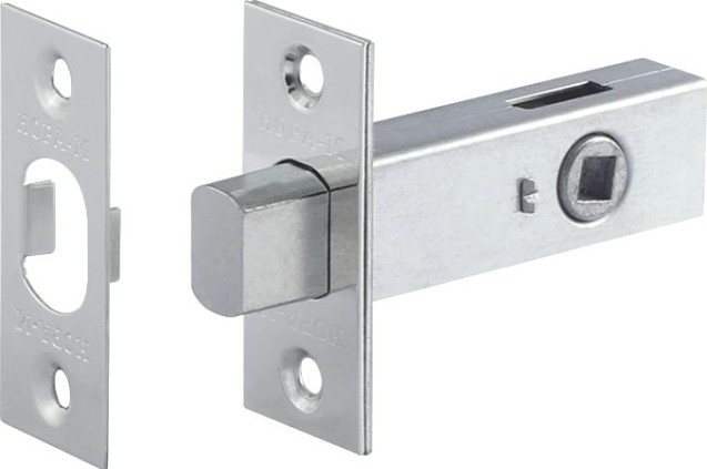 Задвижка дверная НОРА-М З-45 "Хром" [4022]