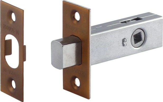 Задвижка дверная НОРА-М З-45 "Матовый кофе" [17216]