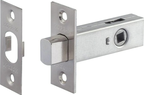 Задвижка дверная НОРА-М З-45 "Матовый никель" [4705]