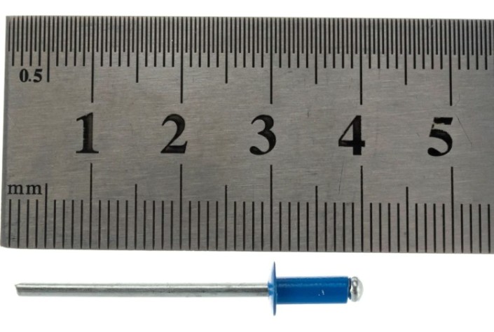 Заклепка алюминиевая Кобальт 910-959 вытяжные 3,2х8 мм, синие ral 5005 (50 шт.)
