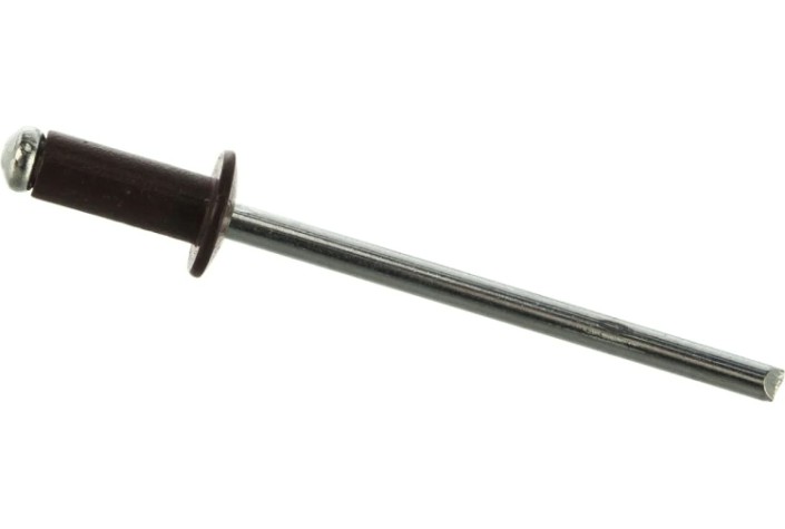 Заклепка алюминиевая Кобальт 911-017 вытяжные 3,2х8 мм, коричневые ral 8017 (50 шт.)