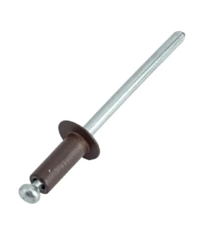 Заклепка алюминиевая Кобальт 911-024 вытяжные 4,0х10 мм, коричневые ral 8017 (50 шт.)