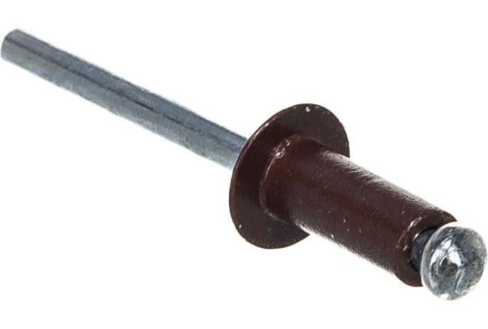 Заклепка алюминиевая Кобальт 911-031 вытяжные 4,8х12 мм, коричневые ral 8017 (50 шт.)