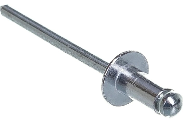 Заклепка алюминиевая Кобальт 918-481 вытяжные 4,0х8 мм (500 шт.) Заклепка алюминиевая Кобальт 918-481 вытяжные 4,0х8 мм (500 шт.)