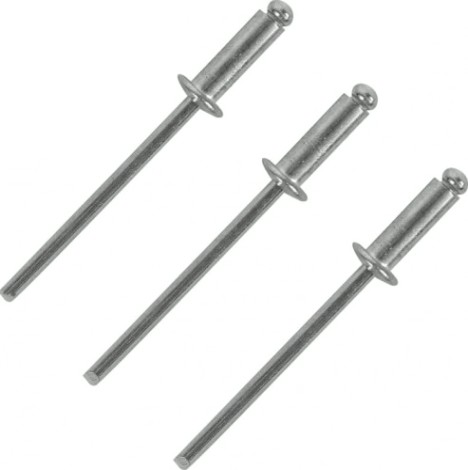 Заклепка алюминиевая SORMAT 3.2x10 вытяжная (50 шт) [9630293210]