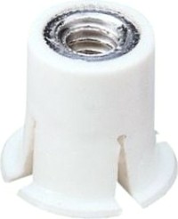 Заклепка резьбовая М3 х 9,6 мм (уп.50 шт.) нейлоновая с плоским бортом [CN425]