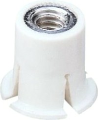 Заклепка резьбовая М4 х 12,7 мм (уп.50 шт.) нейлоновая с плоским бортом [CN426]