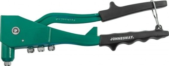 Заклепочник ручной рычажный универсальный JONNESWAY V1102 для вытяжных и резьбовых заклепок [046141]