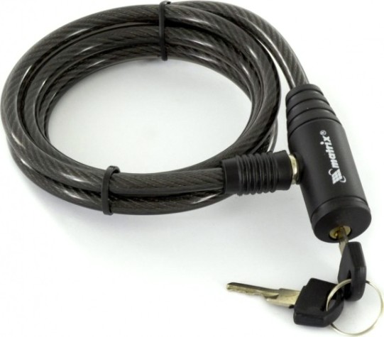 Замок MATRIX 8х1200 мм тросовый универсальный [91816]