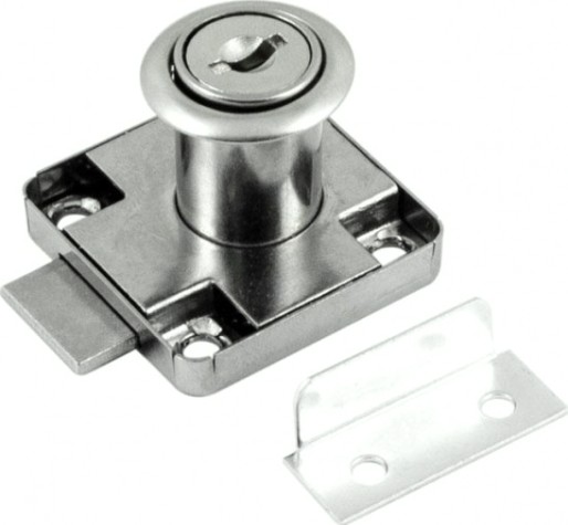 Замок мебельный НОРА-М 6136 "Хром" [8524]