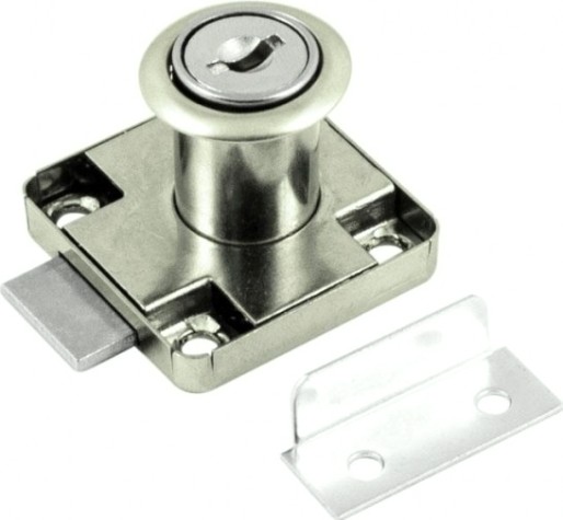 Замок мебельный НОРА-М 6136 "Никель" [8526]