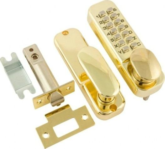 Замок накладной кодовый НОРА-М 200 "Золото" [7288]