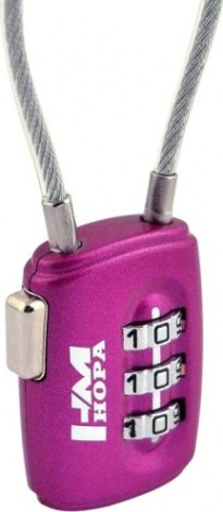 Замок навесной кодовый НОРА-М 506 для чемодана "Фиолетовый" 28 мм [14939]