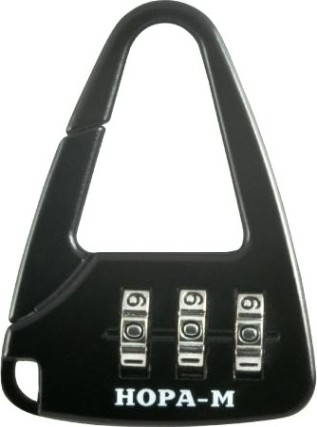 Замок навесной кодовый НОРА-М 612 для чемодана "Черный" 36 мм [17083]