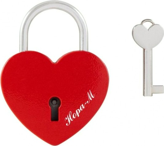 Замок навесной НОРА-М 621 сувенирный "Красный" [18784]