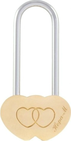 Замок навесной НОРА-М 623 сувенирный "Золото" [18786]