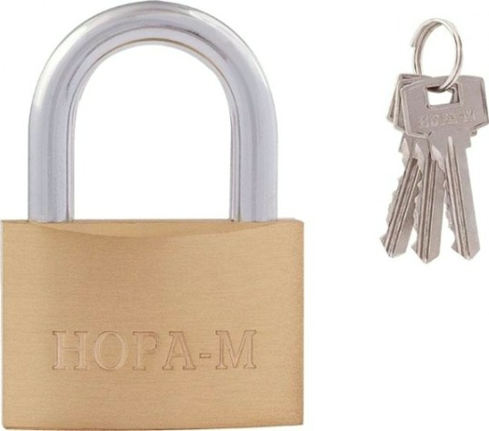Замок навесной НОРА-М ЗН-207 "Латунь" 60мм [6690]