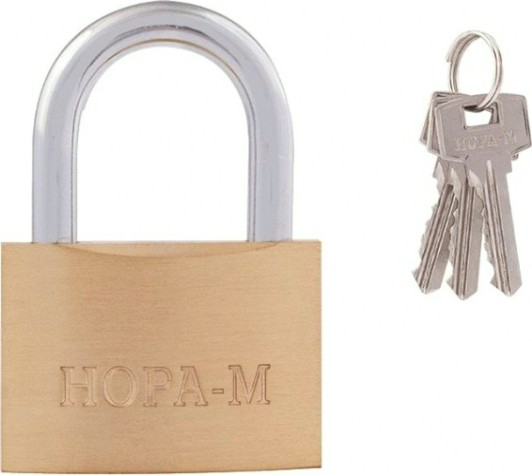 Замок навесной НОРА-М ЗН-207 "Латунь" 70мм [6691]