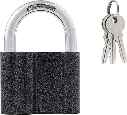 Замок навесной НОРА-М ЗН-213 "Темный" 80мм [12978]