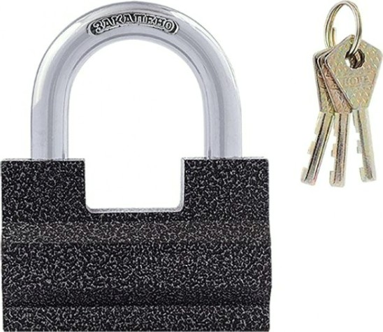 Замок навесной НОРА-М ЗН-401 "Серый" 80мм [13792]