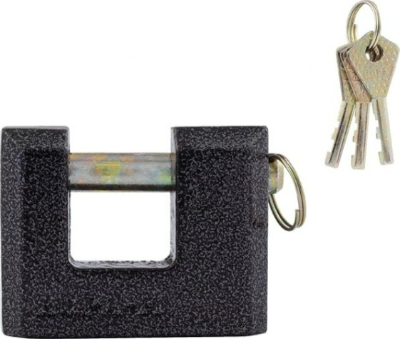 Замок навесной НОРА-М ЗН-406 "Серый" 80мм [13798]