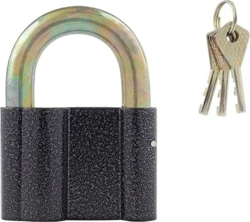 Замок навесной НОРА-М ЗН-409 "Серый" 80мм [13807]