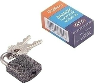 Замок навесной НОРА-М ЗН-800 "Темный" 20 мм [16806]