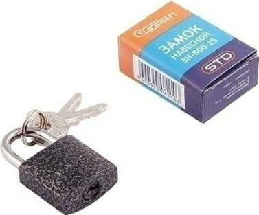 Замок навесной НОРА-М ЗН-800 "Темный" 25 мм [16807]