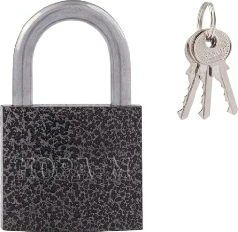 Замок навесной НОРА-М ЗН-800 "Темный" 38 мм [16809]