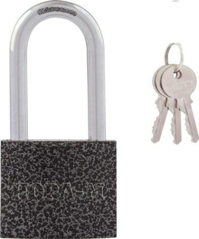 Замок навесной НОРА-М ЗН-800дд с длинной дужкой "Темный" 50 мм [16815]