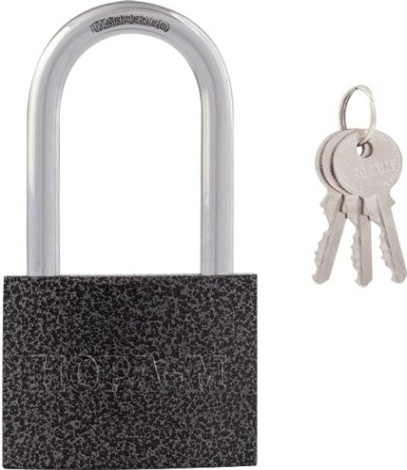 Замок навесной НОРА-М ЗН-800дд с длинной дужкой "Темный" 70 мм [16817]