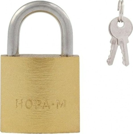 Замок навесной НОРА-М ЗН-810 "Латунь" 20 мм [16875]