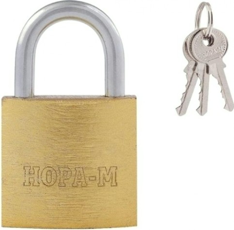 Замок навесной НОРА-М ЗН-810 "Латунь" 32 мм [16877]