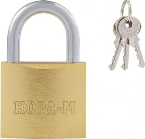 Замок навесной НОРА-М ЗН-810 "Латунь" 38 мм [16878]