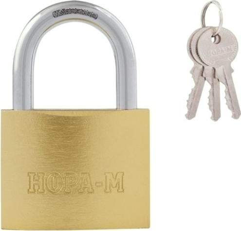 Замок навесной НОРА-М ЗН-810 "Латунь" 75 мм [16881]