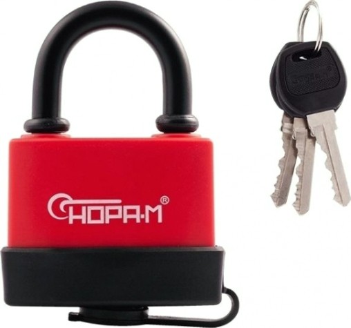 Замок навесной НОРА-М ЗНВ-700-63 всепогодный "Красный" 72 мм [16724]