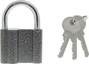 Замок навесной СИБРТЕХ ЗН2-М1 60 мм [91611]