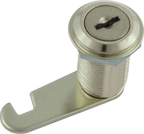 Замок почтовый НОРА-М 6103 ПП для ящика с прямой планкой "Никель" 30 мм [8485]