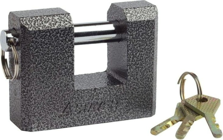 Замок STAYER MASTER навесной, п-образн.металлический корпус, с закален [37143-80]