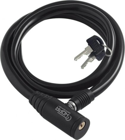 Замок-трос НОРА-М №20 велосипедный "Черный" 8х1000 мм [18985]